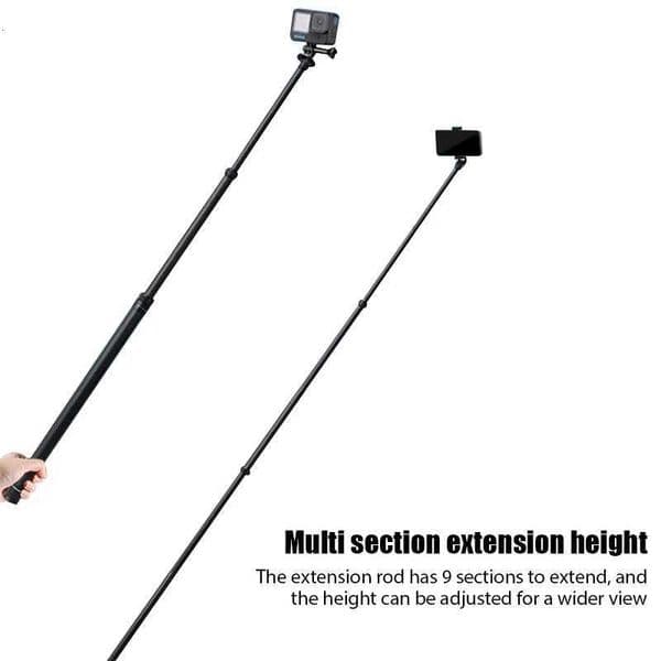 290CM Carbon Fiber Invisible Extended Edition Selfie Stick for Insta360 X3 GO 3 Action 4 Accessories for Selfie Stick X2507191