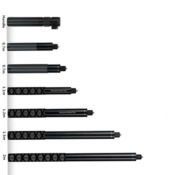 For Insta360 X5 X4 X3 Invisible Selfie Stick Extended Selfie Stick For 13 12 DJI Action 5 4 3 Camera Aluminum Alloy Stand X250719