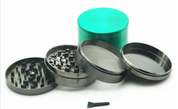 The Four Layer of Zinc Alloy Grinding Smoke with A Diameter of 75MM Broken Tobacco Tobacco Grinder for Multicolor Yanju