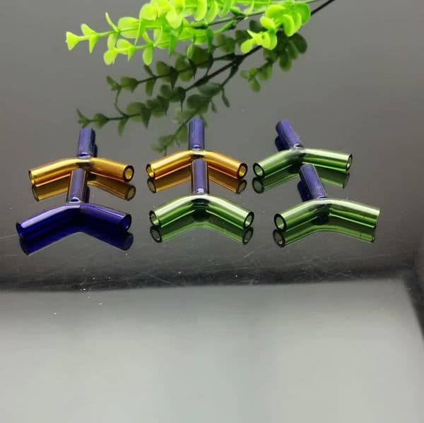 Smoke Pipes Hookah Bong Glass Rig Oil Water Bongs Colored glass three-way cigarette set