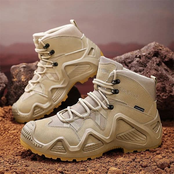 Men Tactical Boots Army Boots Mens Military Desert Waterproof Work Safety Shoes Climbing Hiking Shoes Ankle Men Outdoor Boots 250717