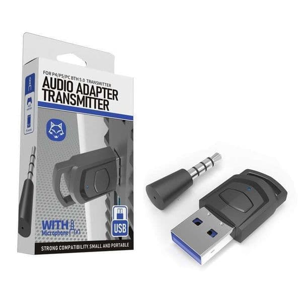 Hot Selling Audio Transmitter for PS5/PS4/PC PC Bluetooth Adapter Wireless Headphone Receiver