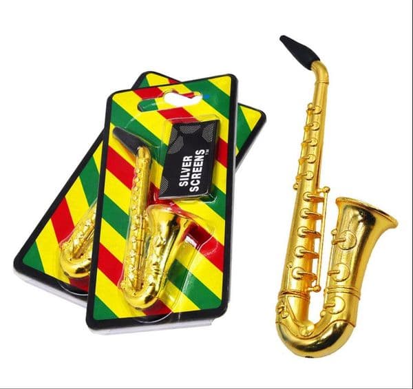 Smoking Pipes Metal pipe sax metal pipe smoking card cigarette set wholesale