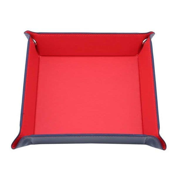 Creative Folding Tray PU Leather Valet Trinket Collapsible Phone Key Wallet Coin Desktop Storage Sundries Box