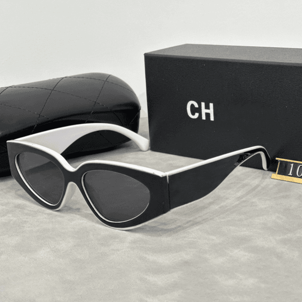 Designer sunglasses womens classic luxury gold letter temples fashion sunglasses outdoor beach leisure travel driving high quality sunglasses With Box C