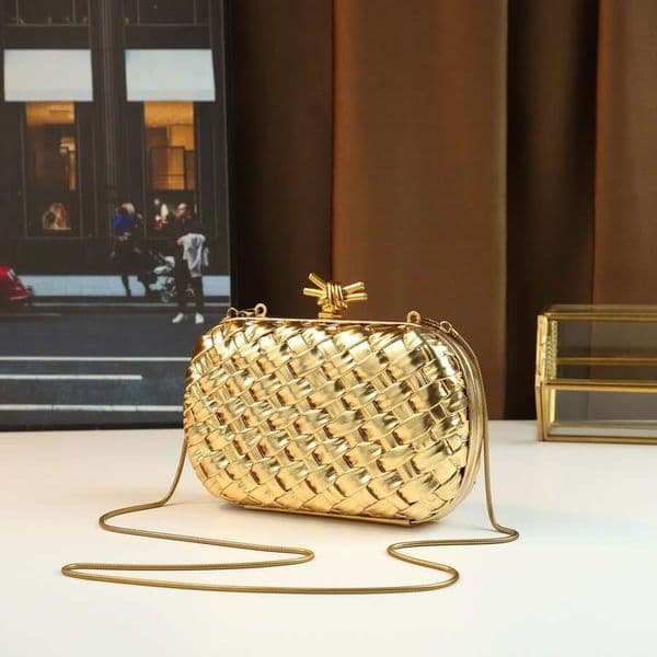 New Handwoven Fashion Evening Crochet Woven Clutch Shoulder Bag Weave Designer Luxury handbag