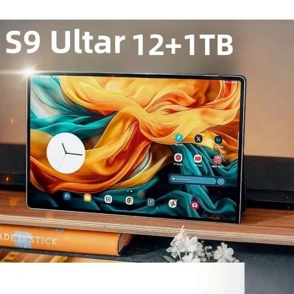 10.1-inch S9 Ultra lightweight mobile phone computer 2-in-1 can insert dual SIM Android tablet global English smartphone front and rear high-definition cameras