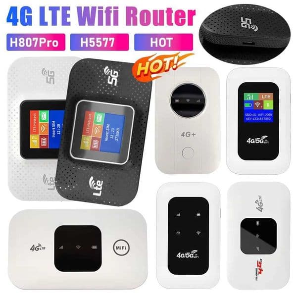 807PRO MF800B H5577 Wireless 4G LTE Router 150MBPS Wi-Fi Modem Outdoor Plug and Play Mobile Hotspot Repeater with SIM Card Slot XJ250723