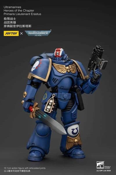 JOYTOY Ultramarines Heroes Of The Chapter Primaris Lieutenant Erastus Action Figures Doll Collection Decoration W250723