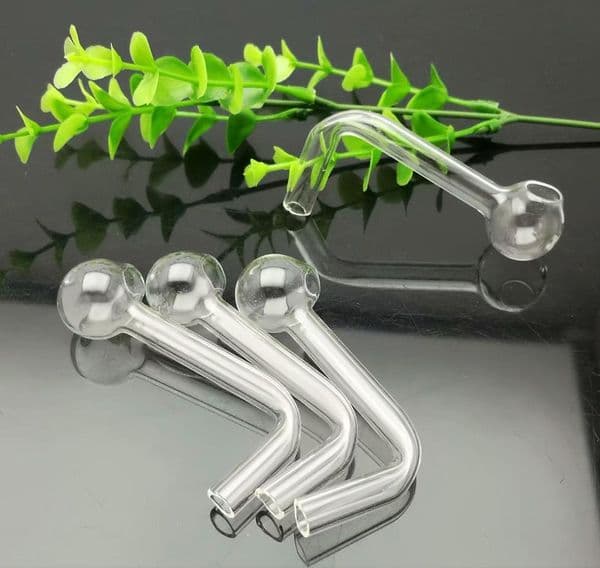 Glass Pipes Smoking Manufacture Hand-blown hookah Right angle glass wok