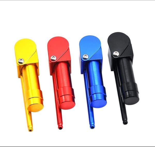 Smoking Pipes New Colorful Metal Pipe Creative Aluminum Handle Pipe Portable