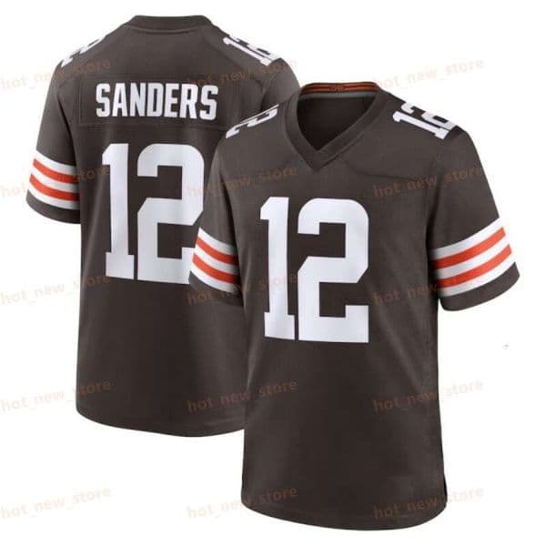 Mason Graham Shedeur Sanders Bernie Kosar Joe Thomas Myles Garrett Nick Chubb Deshaun Watson Jerome Ford Jerry Jeudy Elijah Moore Football Jersey