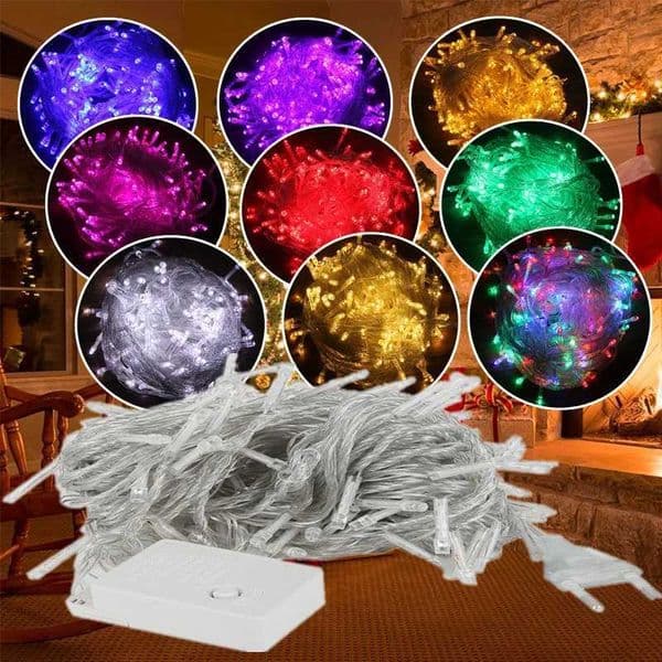 5M 10M 20M 30M 50M 100M LED String Fairy Light Holiday Christmas Wedding Decoration AC220V Waterproof Outdoor Light Garland X250724