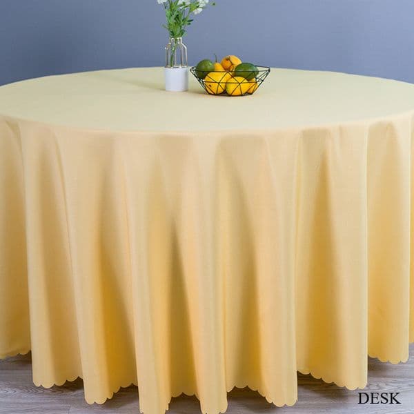 2026 Banquet Event Wedding Simple Hotel Restaurant Round Plain Weave Solid Color Tablecloth Iu5 Free Shipping