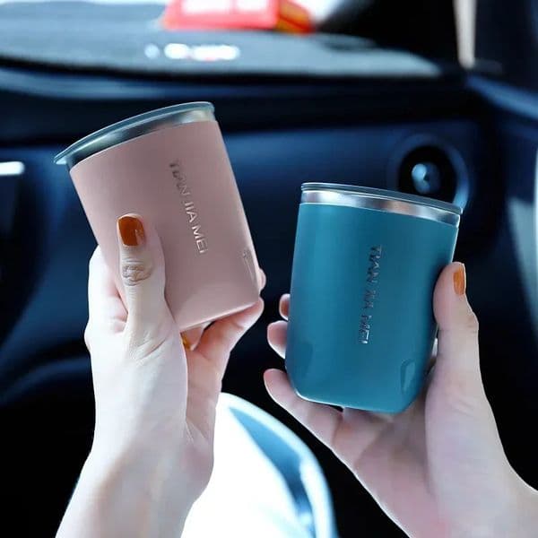 300ml Thermos Cup Mens and Womens Exquisite Portable Cup 304 Stainless Steel Simple Water Cup Office and Home Milk Coffee Cup 250716