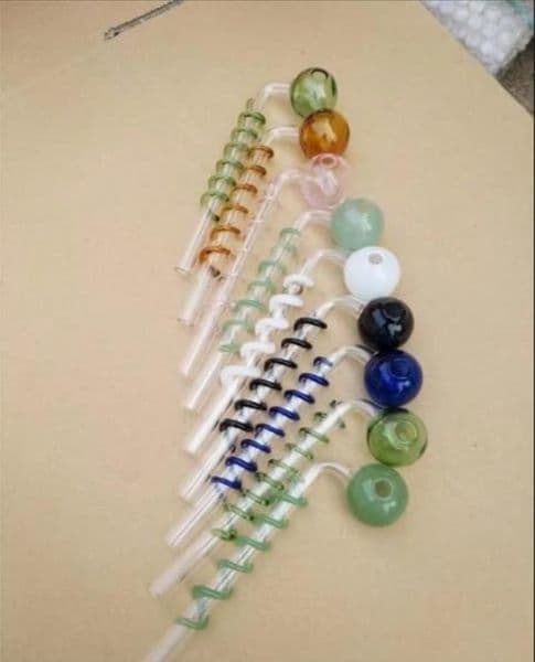 Hookahs Coloured pan glass cannon bending pot Wholesale Glass bongs Oil Burner Glass Water Pipes
