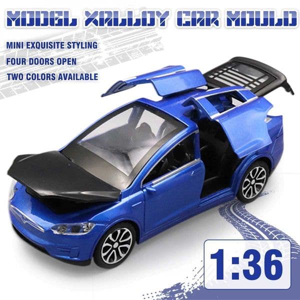 1 36 High Simulation Car Model for Tesla Alloy Car Model Diecasts Toy Vehicles Toy Boy Toys Pull Back Kid Gifts Z250724