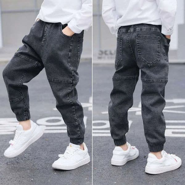 DIIMUU Kids Baby Boys Clothes Jeans Fashion Trousers Denim Pants 5-11 Years Children Wear Clothing Toddler Bottoms 250725