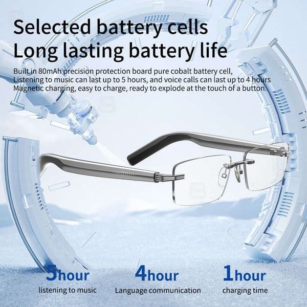 G06 glasses wireless Bluetooth polarized listening to music calls sunglasses smart
