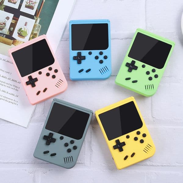 Macaron Colour Mini Retro 500-in-1 Game Console for Girls Handheld Portable Wi-Fi Enabled Video Player