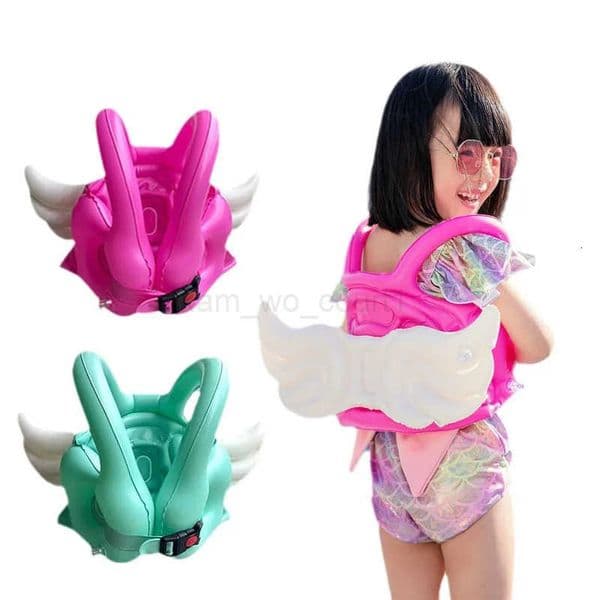Angel Wing Buoyancy Vest 2-8 Age Kids Inflatable PVC Float Pool Learn to Swim Boating Drift Safety Accessories Life Jacket M250725