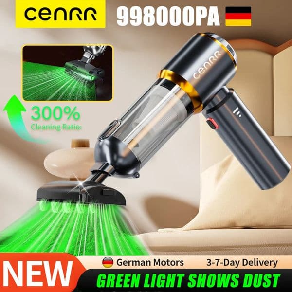 CENRR 2025 Car Vacuum Cleaner Powerful Mini 998000PA Portable Vacuum Cleaner for Home Appliance Handheld Blower Car Cleaner 250721