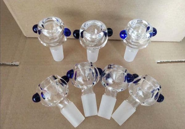 Hookahs New Thickened Glass Bubble Head Converter Wholesale Glass Hookah, Glass Water Pipe