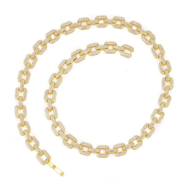 Cuban Chain Men's 2023 Hot Product Creative Jewelry 12mm Hip-Hop Necklace