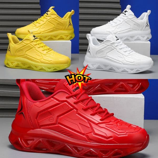 Free Shipping 2025 Summer New Women's Fashion Sports Shoes Breathable Mesh Fashion Shoes Lightweight Outdoor Lawn Fashion Black Red White Running Shoes