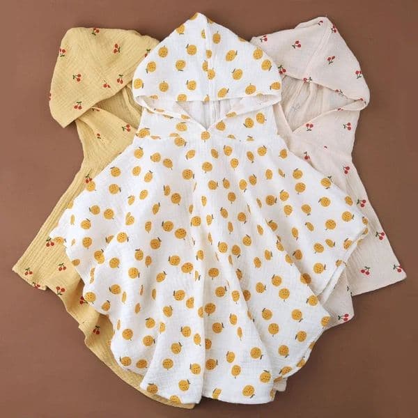 Hooded Towel for Baby Bath Towels w SolidFloral Color Infant Comfortable Skin Friendly Nursery Room Supplies 250725