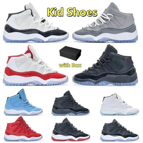 designer kid basketball shoes 11 11s Children's infants athletic outdoor sports shoes Girls' dad shoes dad shoes Casual boys' shoes for middle and big children