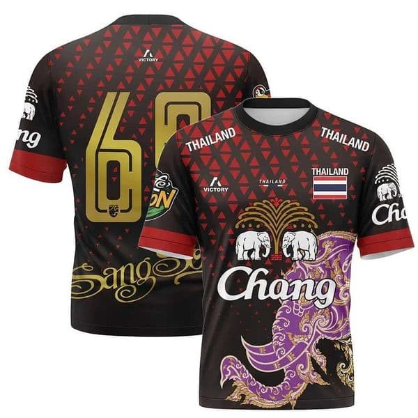 2026 New 2026 New Thailand Chang Elephant 3D Print Short Sleeve Summer Street T-Shirt Men High outdoor Quality Oversized Breathable T-Shirt For Women LXX Free S