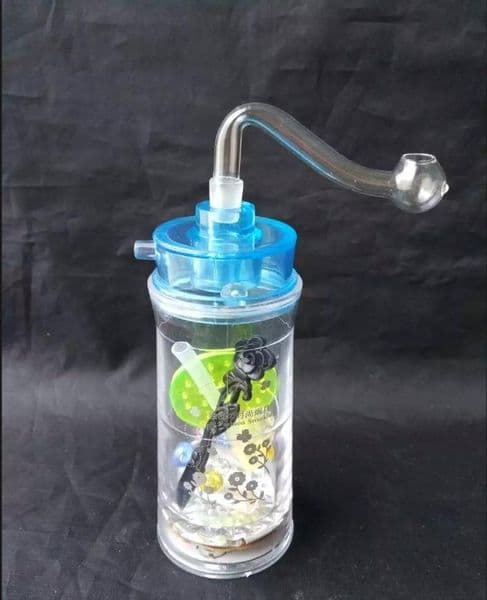 Hookahs Acrylic Print Hookah ,Wholesale Glass Bongs Accessories, Glass Water Pipe