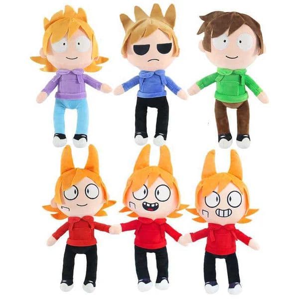 32-38CM Creative Eddsworld Plush Doll Anime Peripheral Plush Toy Tord Matt Tom Plush Doll Childrens Soft Fill Toy Pillow W250407