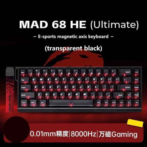 MADLIONS Mad60 Mad68 HE 8K Mechanical Keyboard Magnetic Switch Wired 60% 68% Gaming Rapid Trigger Rgb Custom Keyboards
