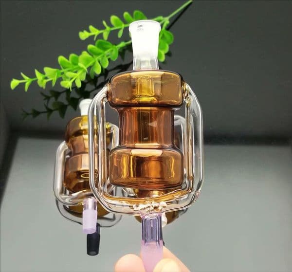 Hookahs New color double filter cigarette accessories Hot selling in Europe and Americaglass