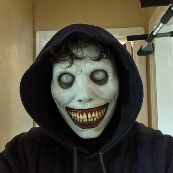 Creepy Halloween Mask Smiling Demons Horror Face Masks The Evil Cosplay Props Party Masquerade Halloween Mask Clothing Accessor XJ250728