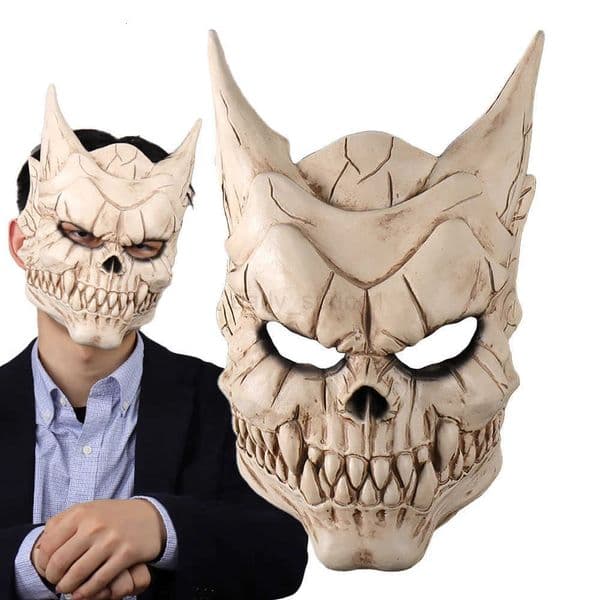 Anime Kaiju No 8 Kafka Hibino Mask Cosplay Skull Monster Latex Helmet Defense Force Halloween Carnival Party Costume Props T250728