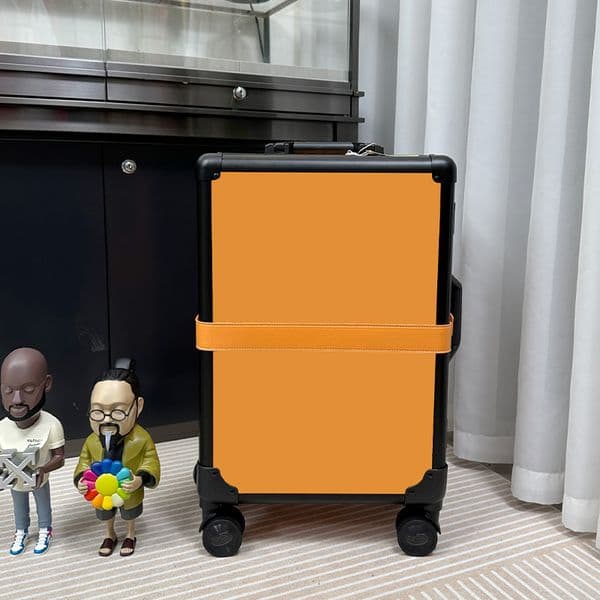 Designer Suitcase Luxury Designer Travel Luggage Classic Large Capacity Boarding Case Portable Trolley Case Leisure 20 Inch Universal Wheel