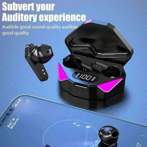 NEW X15 TWS Earphones Bluetooth Wireless Headphones 65ms Low Latency Earbuds Fone Headset Gamer With Mic Handfree