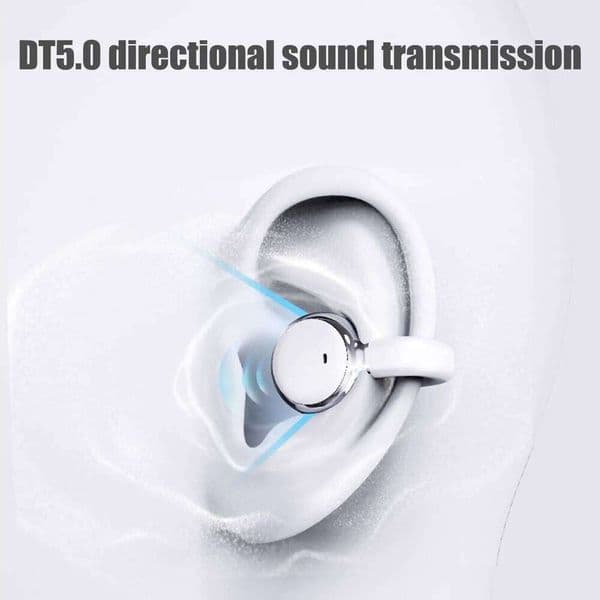 2 In 1 Earbuds Clip In-Ear Wireless BT 5.4 Earphones Waterproof Sport Headphone LED Display Electronic Accessories