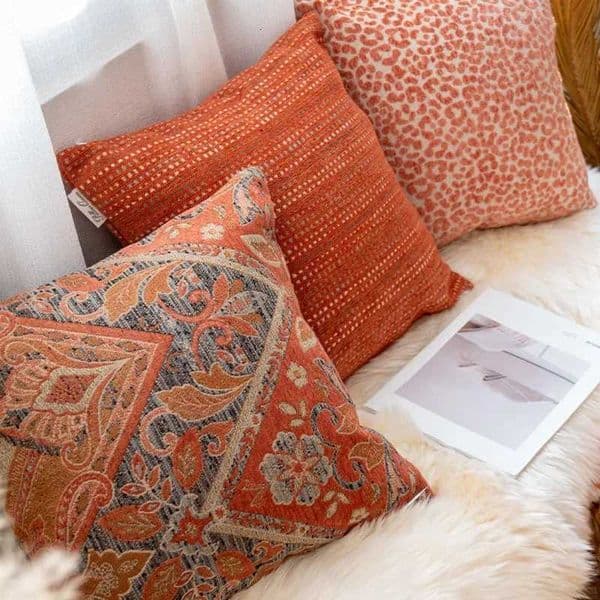 454545cm Maroccan Style Floral Jacquard Pillow Cover Woven Cushion Case for Home Sofa or Bed Decor Z250729
