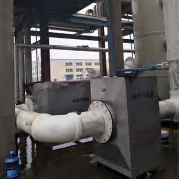 Efficient Microgravity Gas-Vapor Separation Device for Factories
