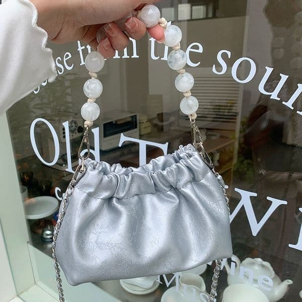 Designer Luxury Bag Bag 2025 New Chinese Style Ink Painting Wrinkled Chain Small Bag Cloud Bag Spring Summer New Niche Handbag Crossbody Bag Tote Bag
