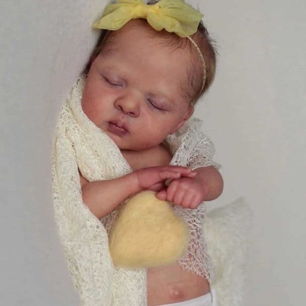 Mini Bebe Reborn Kit Luna 12 Inches Reborn Baby Vinyl Doll Kit Unpainted Unassembled Doll Parts Diy Blank Reborn Doll Kit XJ250730