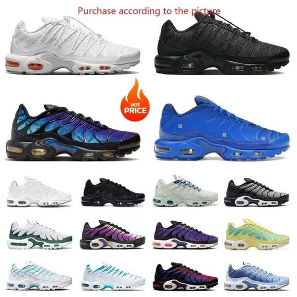 Designer Tn Running Shoes Mens White Jade France Club University Pastel Blue Hyper Sunset Breathable Trainers Outdoor Jordna