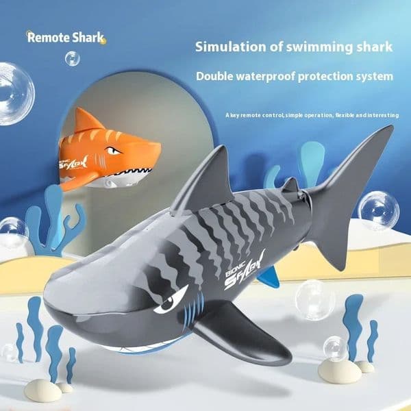 Mini Electric Shark Bionic Fish Can Dive Infrared Control Summer Water Toy Remote Control Boat Boy Children Birthday Gift 250729