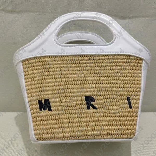 Designer Straw Bag Womens Luxury Tote Bag Summer Casual Beach Bags -8 Woven Handbag Shoulder Crossbody Bag Patchwork Material Shoppintg Bags DLD2507294