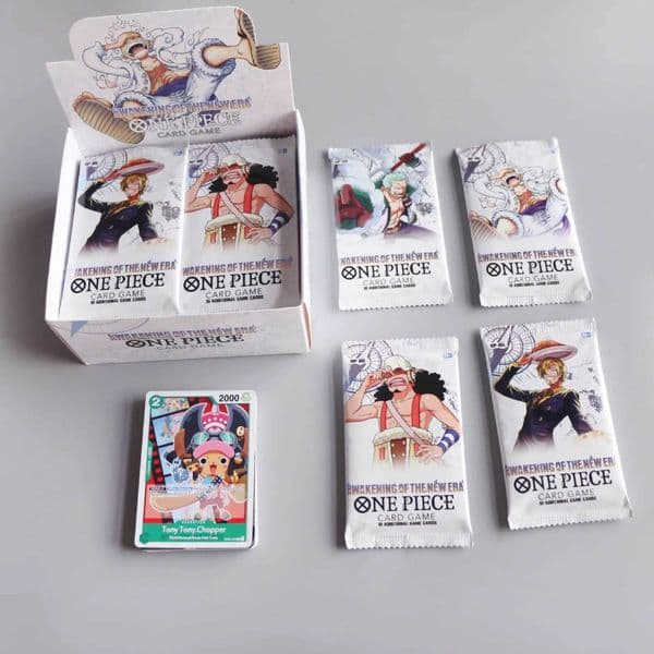 2026 New One Piece Op05 Series Cards Booster Box Anime English Trading Game Card Collector Gift L250729 Designer