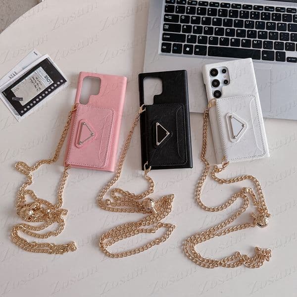 Luxury Phone Case for S26 S21 Ultra Galaxy Note Card Pocket Folio Magnet Design Cover Phone Pro 8 Leather R251211